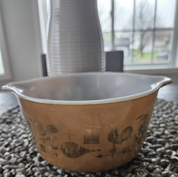 2 Pyrex Early American #442 And #473 Cinderella Mixing Bowls